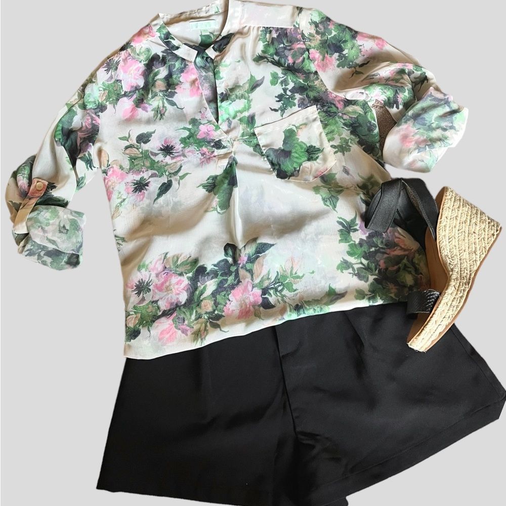 JADE Melody Tam Floral Blouse
